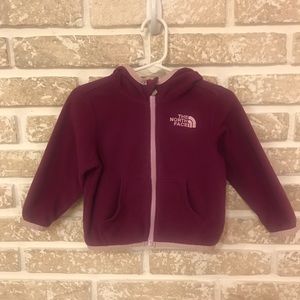 SOLD- Girls North Face Fleece Size 12-18 mo
